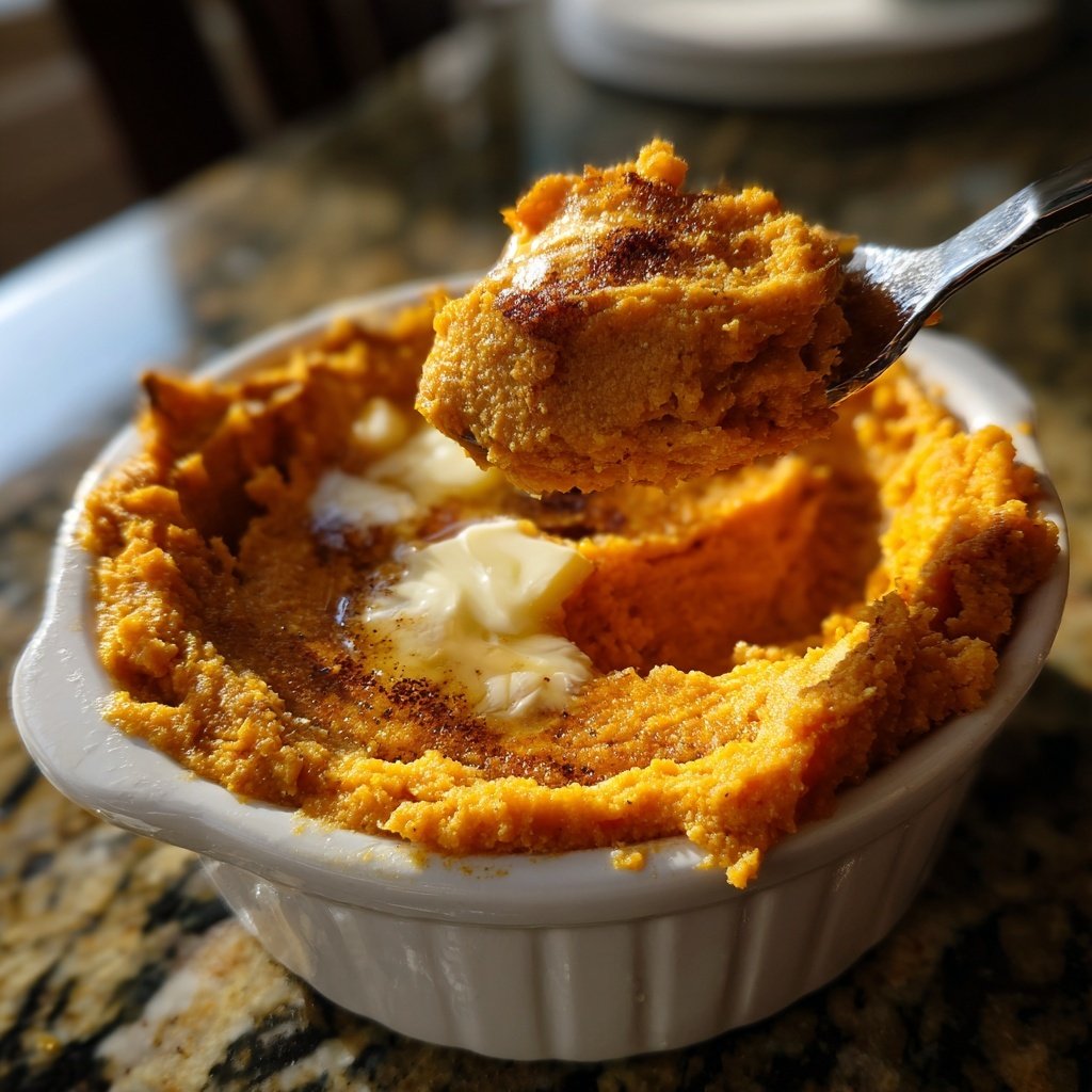Sweet Potato Mash with Butter
