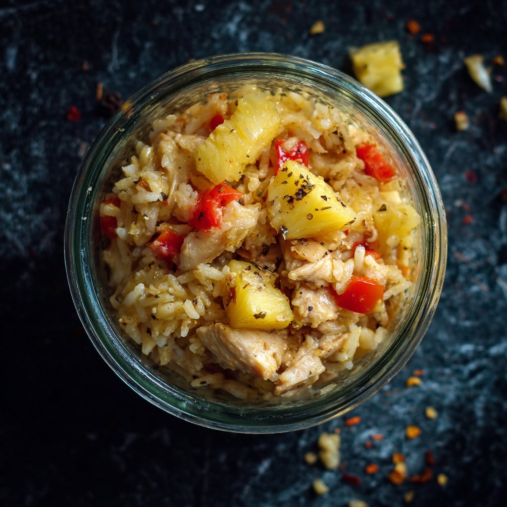 Pineapple Chicken Rice Meal Prep