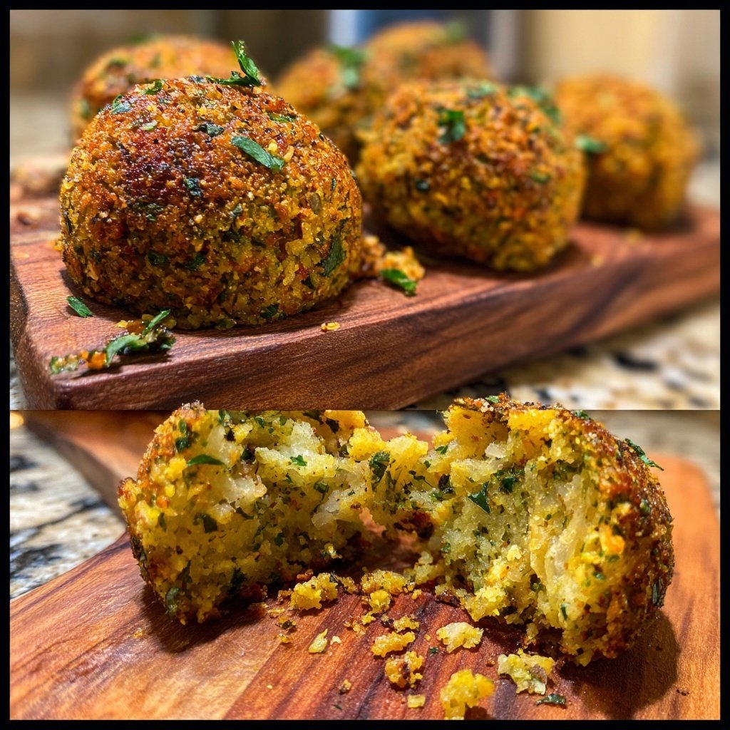 Crispy Baked Falafel