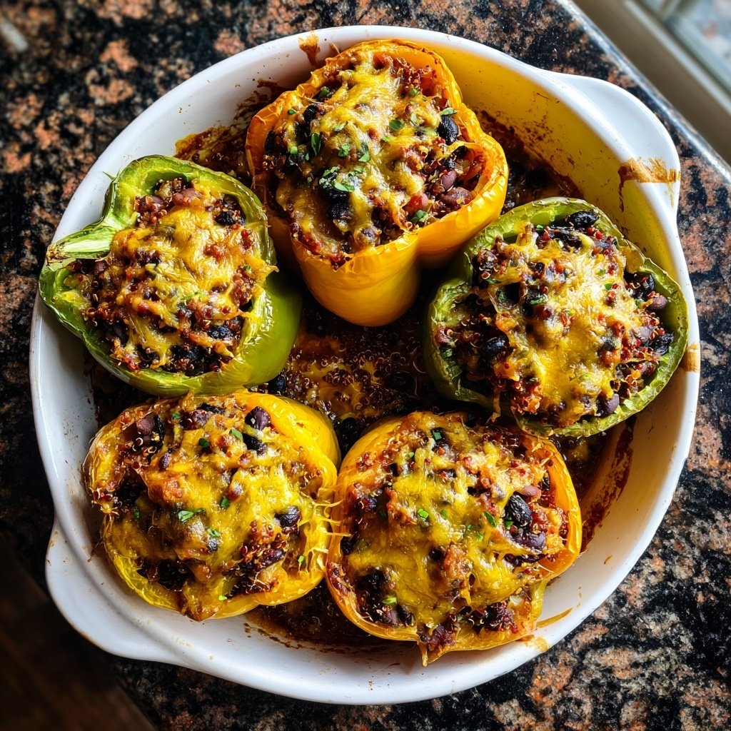 Baked Stuffed Bell Peppers