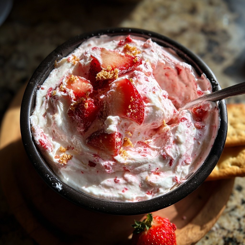 Strawberry Honey Yogurt Dip