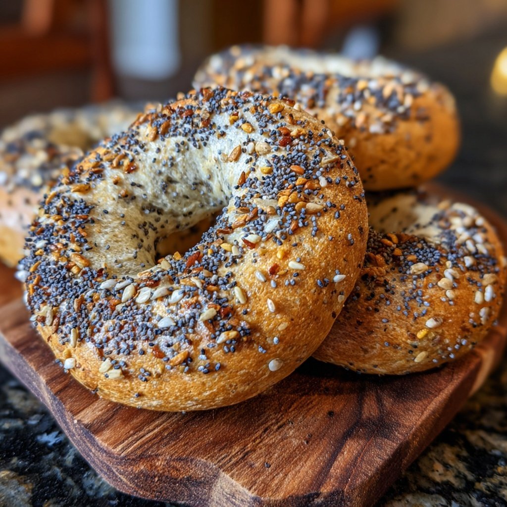 Protein Bagels With Psyllium Husk