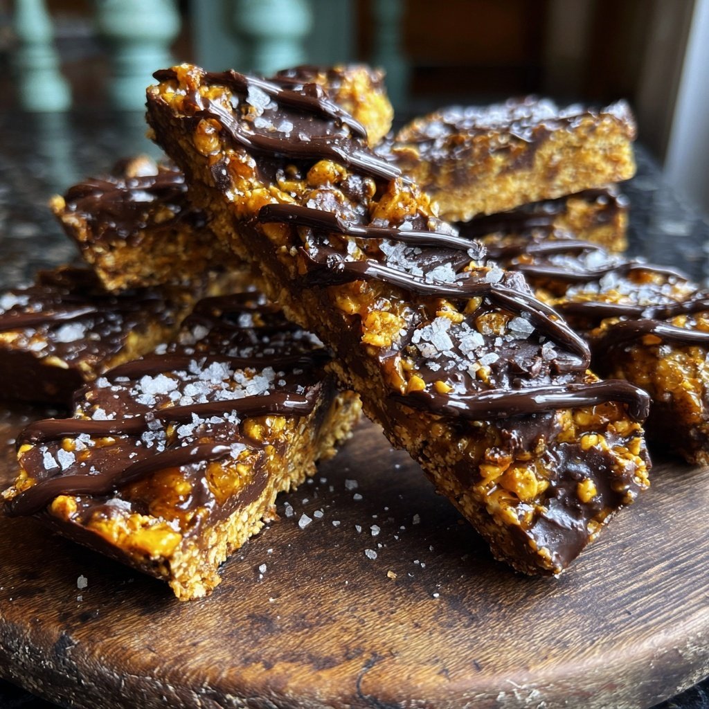 Chocolate Honeycomb Bars