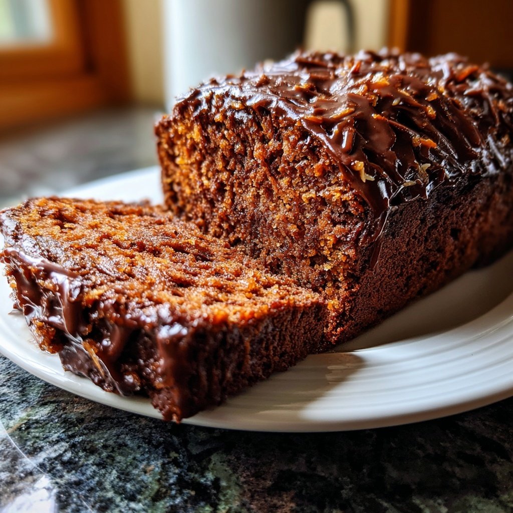 Chocolate Orange Coconut Snack Loaf