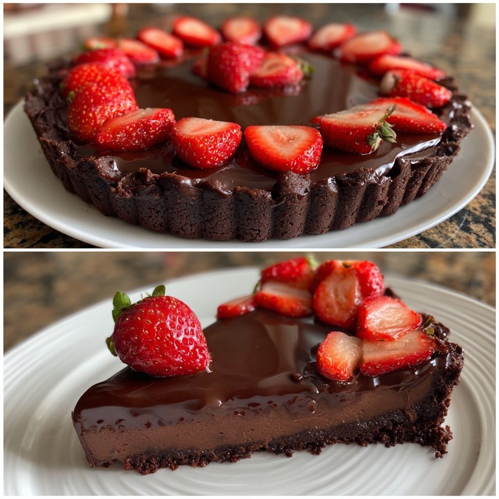 Chocolate Strawberry Tart