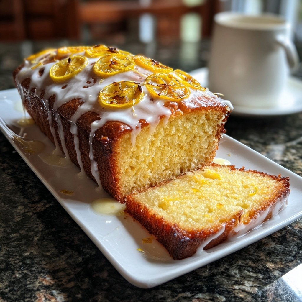 Limoncello Lemon Drizzle Cake