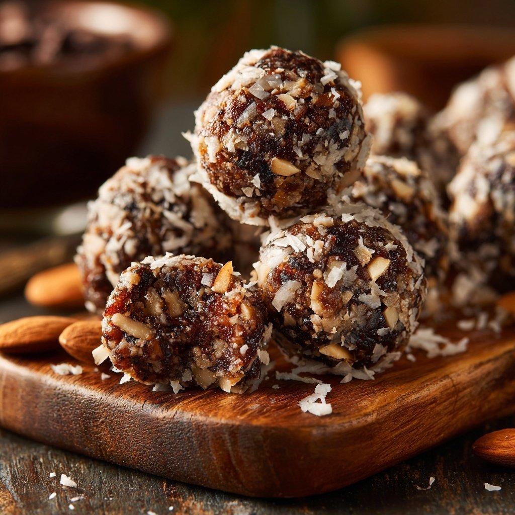 Chocolate Coconut Almond Snack Bites
