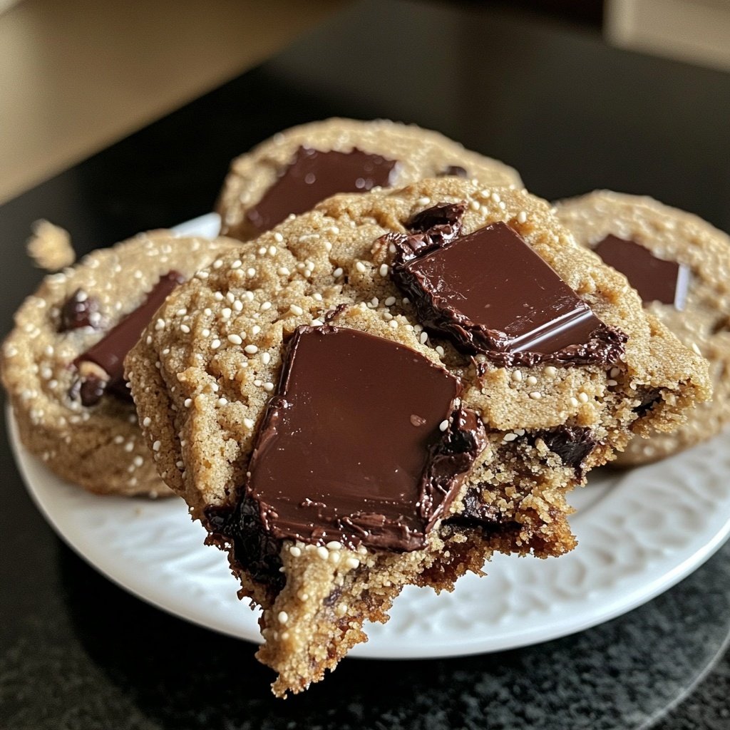 Chocolate Tahini Cookies