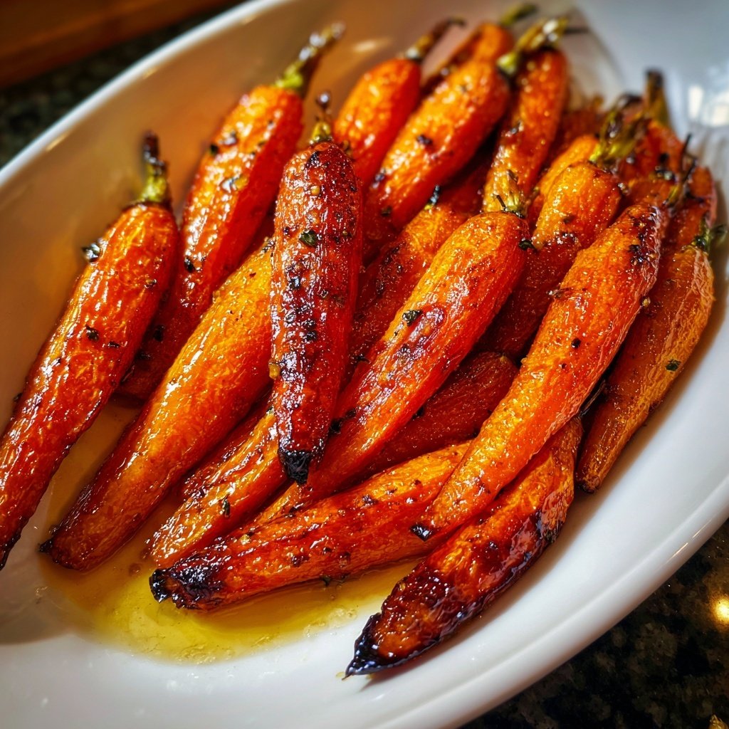 Roasted Carrots with Honey Glaze