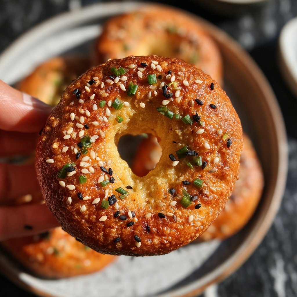 Protein Bagels With Greek Yogurt Dough