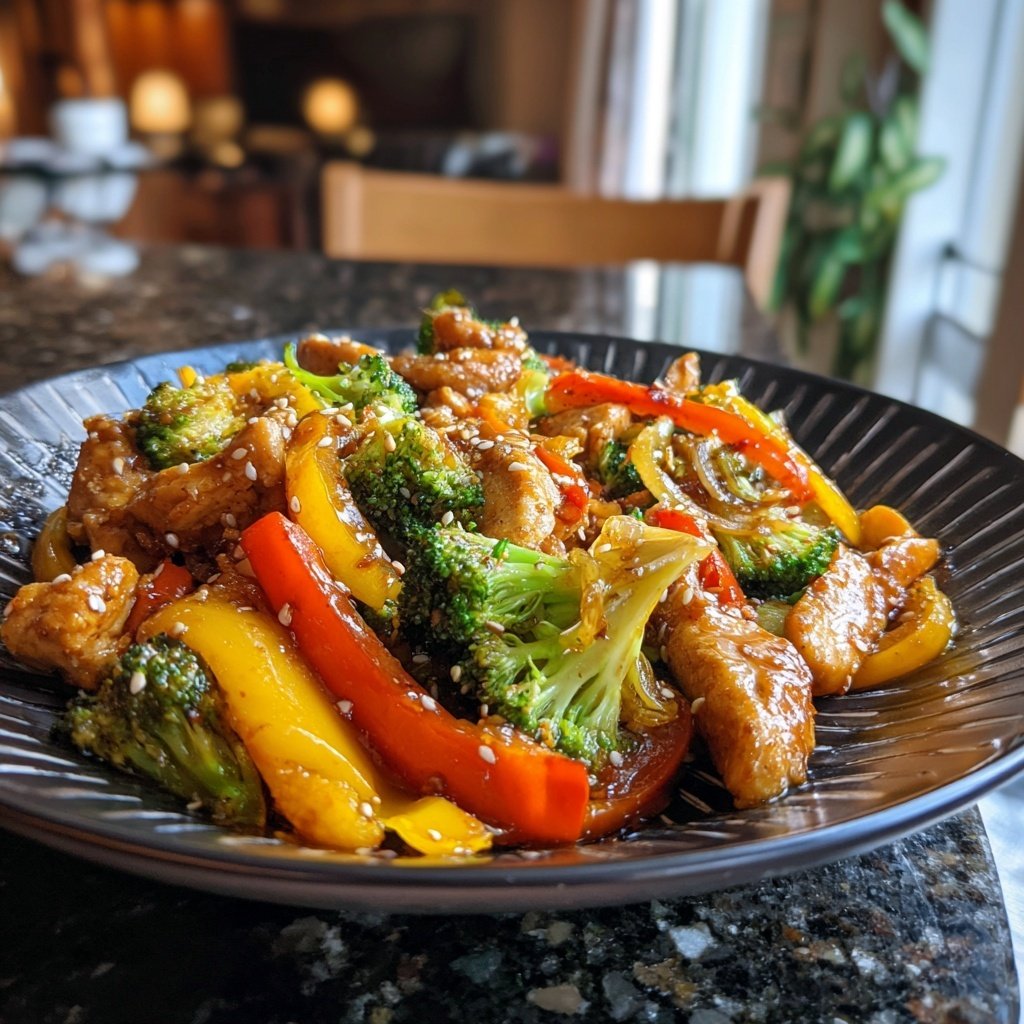 Healthy Chicken Stir Fry With Vegetables