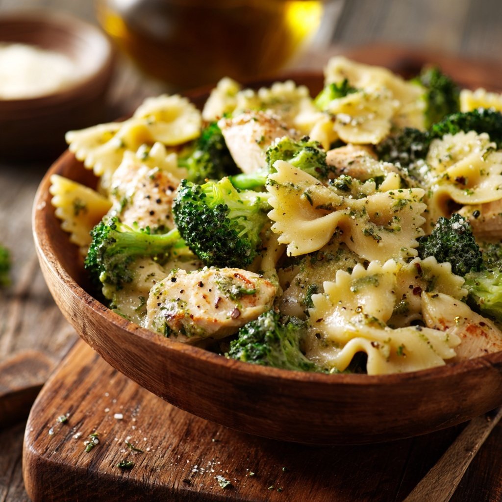 Bow Tie Pasta With Chicken And Broccoli
