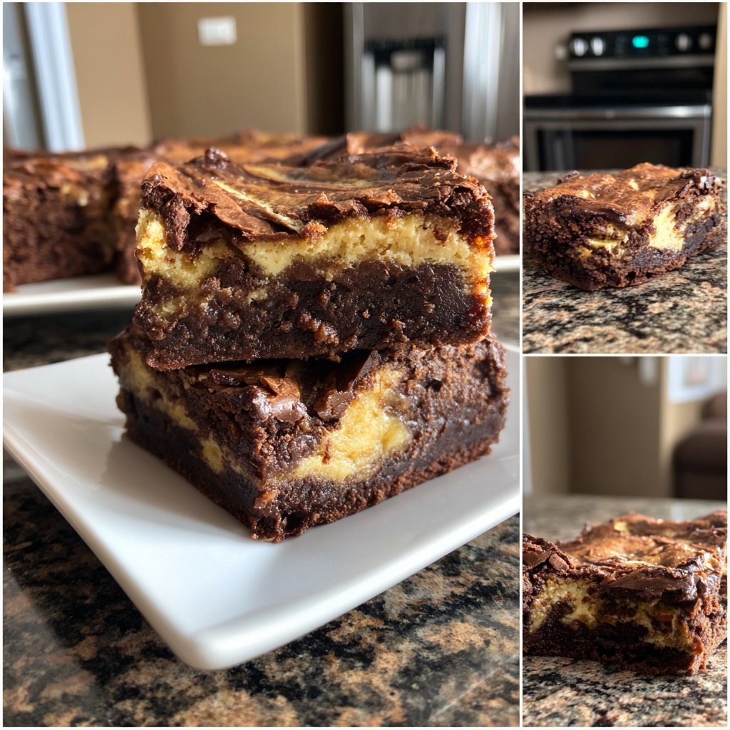 Cottage Cheese Brownies with Hazelnut Butter
