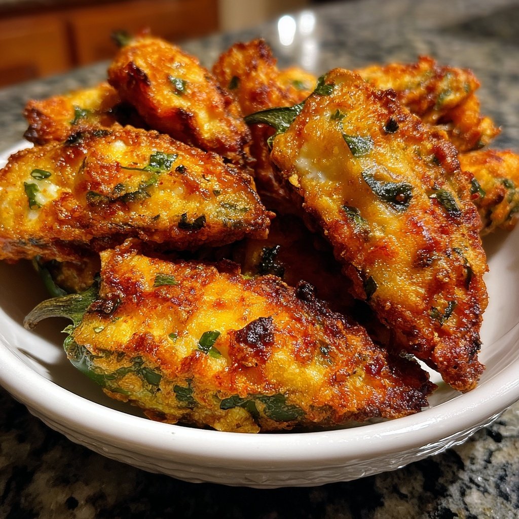 Jalapeno Poppers with Mozzarella and Herbs