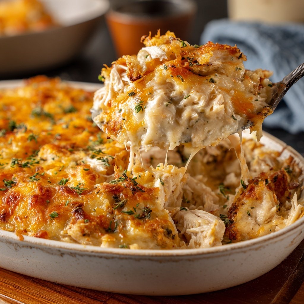 Comfort Food Creamy Chicken Bake