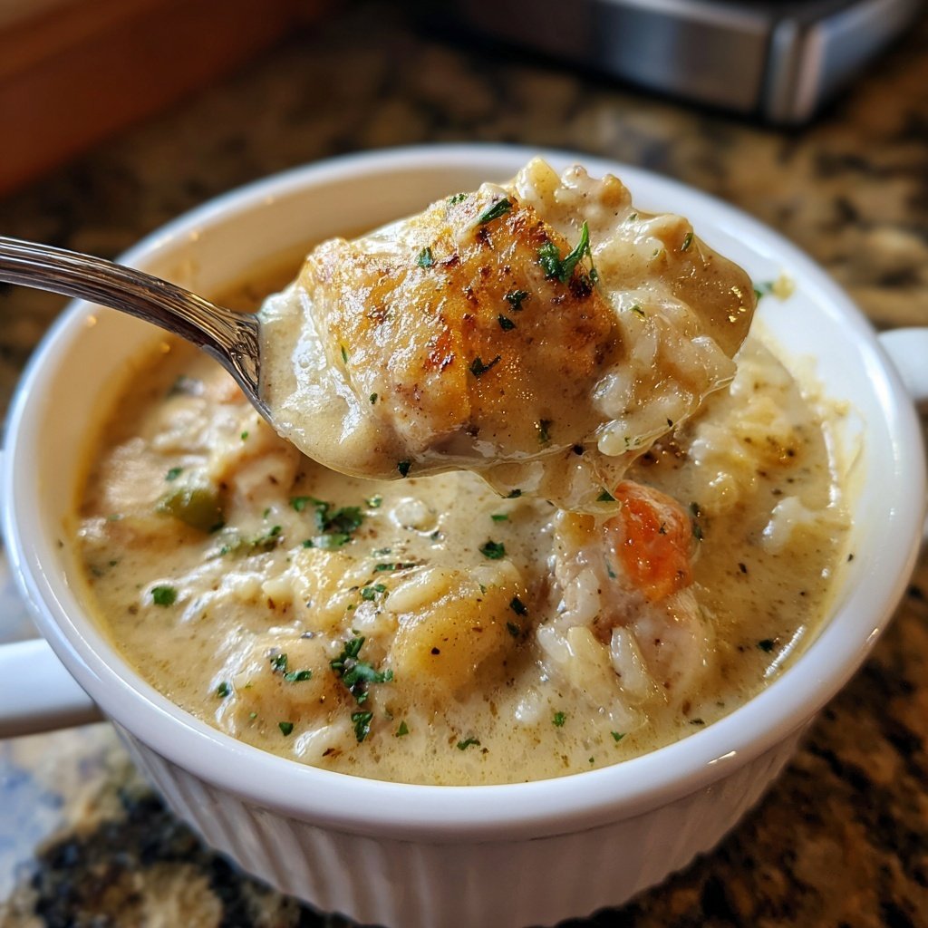 Creamy One Pot Chicken And Rice