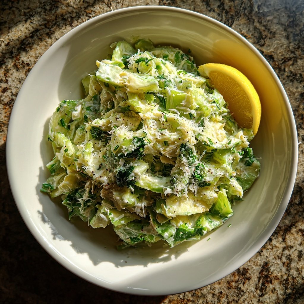 Creamy Celery Salad With Parmesan
